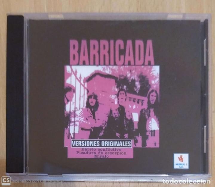 CDs de m&uacute;sica: BARRICADA (VERSIONES ORIGINALES VOL. II) CD 1998 - Foto 1