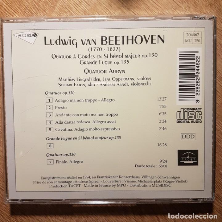 CDs de m&uacute;sica: CD LUDWIN VAN BEETHOVEN. AURYN QUARTETT - Foto 2