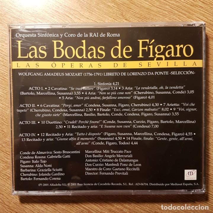 CDs de m&uacute;sica: CD LAS &Oacute;PERAS DE SEVILLA. LAS BODAS DE F&Iacute;GARO - Foto 2