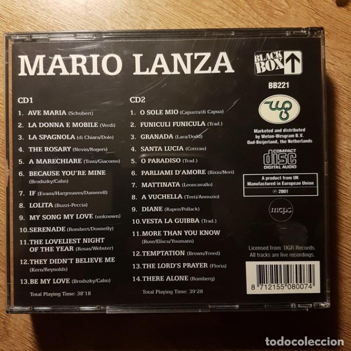 CDs de m&uacute;sica: 2 CDS DE MARIO LANZA. O SOLE M&Iacute;O - Foto 2