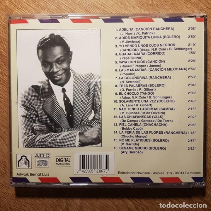 CDs de m&uacute;sica: CD NAT KING COLE. LOS MEJORES EXITOS EN ESPA&Ntilde;OL - Foto 2