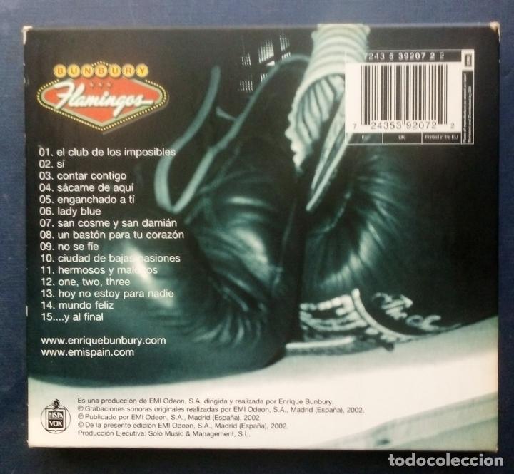 CDs de m&uacute;sica: CD BUNBURY - FLAMINGOS 2002. - Foto 4