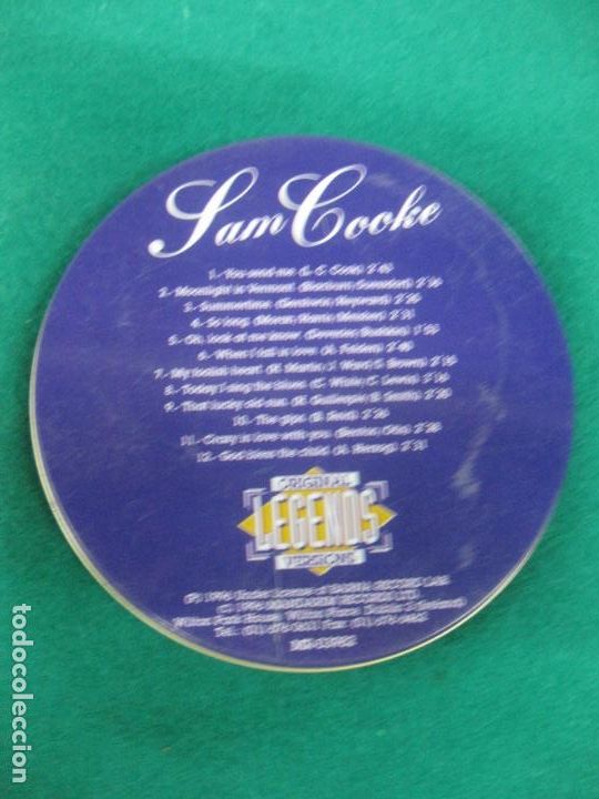 CDs de m&uacute;sica: SAM COOKE. ORIGINAL LEGENDS VERSIONS. CD 1996. - Foto 2