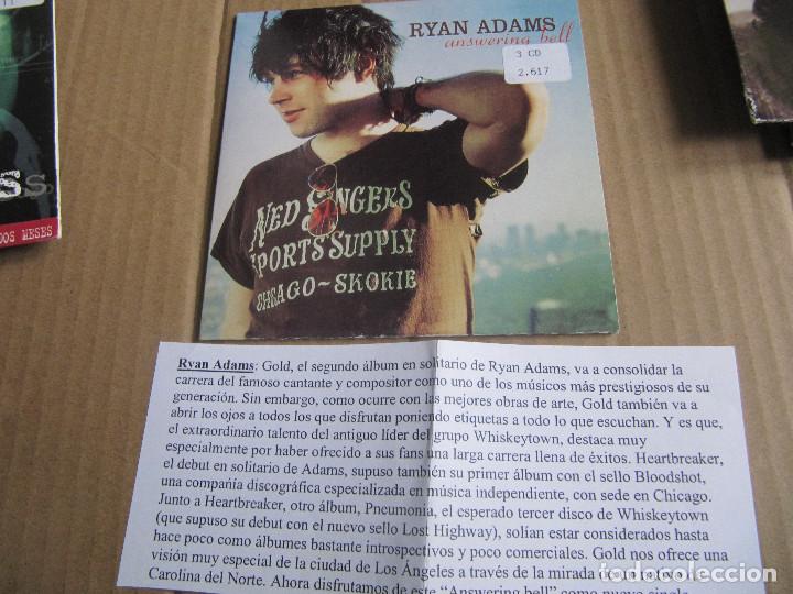 CDs de m&uacute;sica: RYAN ADAMS / Answering bell (CD Single 2001 CADENA 100) - Foto 1