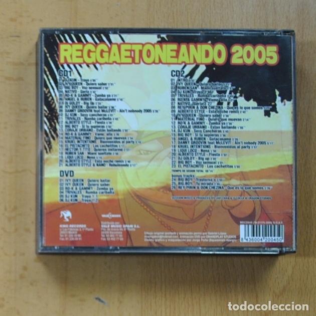 CDs de m&uacute;sica: VARIOS - REGGAETONEANDO 2005 - 2 CD + DVD - Foto 2