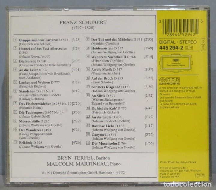 CDs de m&uacute;sica: CD. Schubert. An die Musik. TERFEL - Foto 2