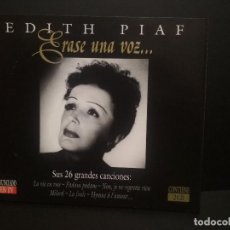 CDs de Música: EDITH PIAF - ERASE UNA VOZ... SUS 26 GRANDES CANCIONES - 2 CD PEPETO
