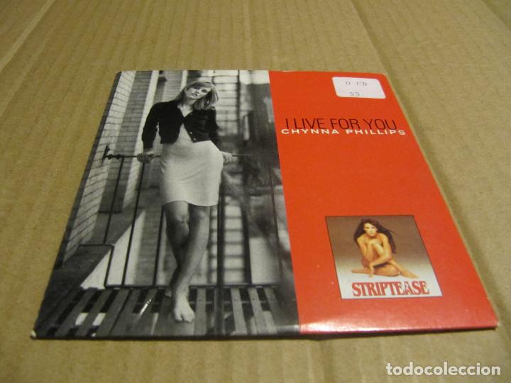 CDs de m&uacute;sica: CHYNNA PHILLIPS - I LIVE FOR YOU-STRIPTEASE CD SINGLE - Foto 1