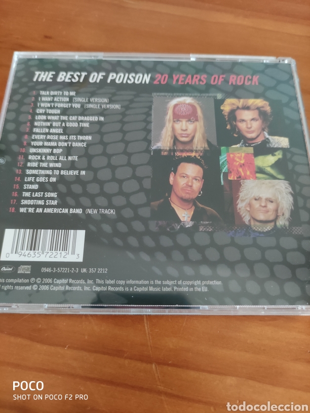 Cd The Best Of Poison 20 Years Of Rock Comprar Cds De Música Heavy