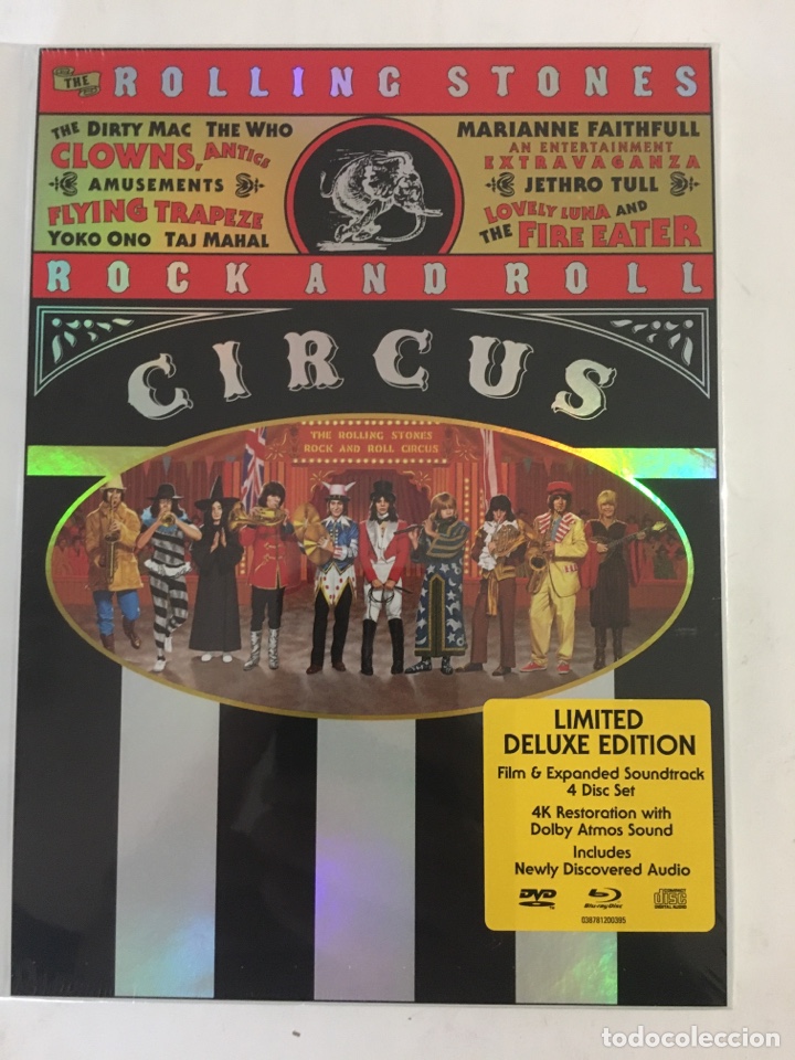 CDs de M&uacute;sica: THE ROLLING STONES-ROCK AND ROLL CIRCUS-DELUXE LIMITED EDITION-2 CD,DVD Y BLU-RAY 4K-PRECINTADO