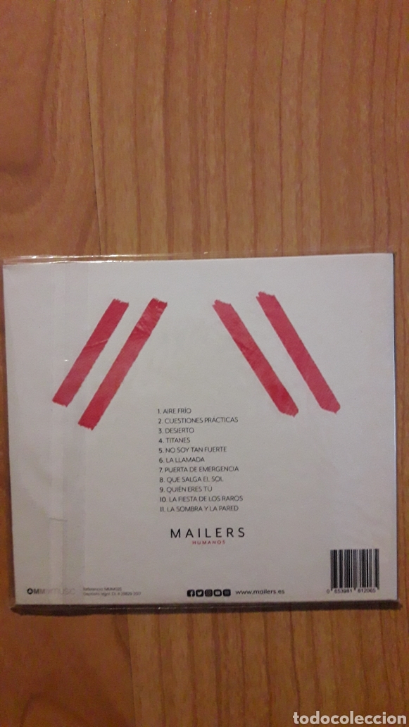 CDs de m&uacute;sica: MAILERS. HUMANOS. A&Uacute;N RETRACTILADO - Foto 2
