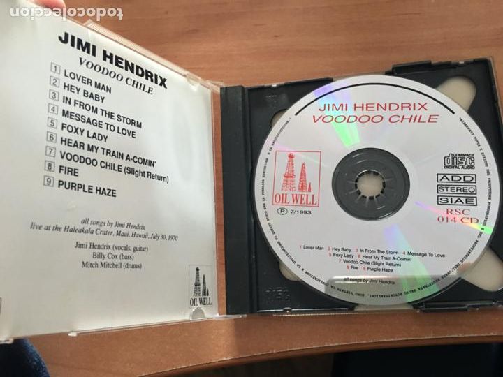 CDs de m&uacute;sica: JIMI HENDRIX (VOODOO CHILE) CD 9 TRACK (CDIB14) - Foto 2