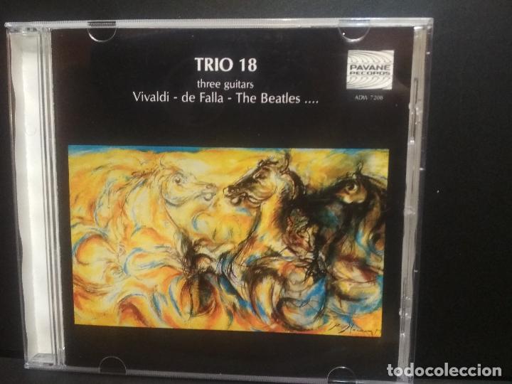 Musik-CDs: TRIO 18 THREE GUITARS&hellip; CD BELGICA 1989 PDELUXE