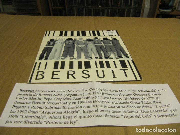 Musik-CDs: BERSUIT. HIJOS DEL CULO. CD SINGLE PROMOCIONAL CADENA 100