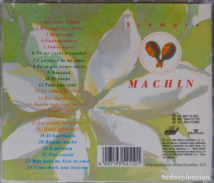 CDs de m&uacute;sica: MACH&Iacute;N SIEMPRE. 24 &Eacute;XITOS ORIGINALES. CD ESPA&Ntilde;A - Foto 2