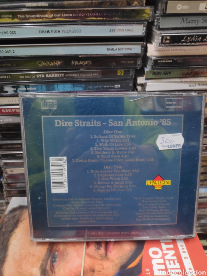 CDs de m&uacute;sica: Dire straits San Antonio 85 2 cds - Foto 2