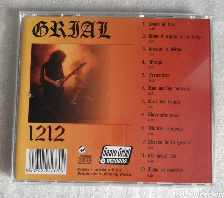 CDs de m&uacute;sica: CD M&uacute;sica Grial-1212. - Foto 3