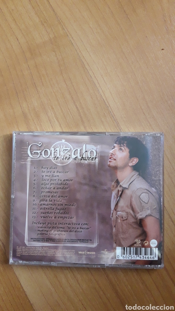 CDs de m&uacute;sica: GONZALO. TE IR&Eacute; A BUSCAR - Foto 2