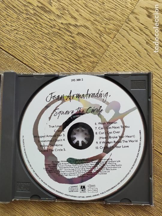 CDs de m&uacute;sica: JOAN ARMATRADING, SQUARE THE CIRCLE. cd - Foto 3