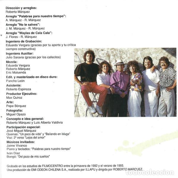 CDs de m&uacute;sica: Illapu &lrm;&ndash; En Estos Dias...CD 1993 - Foto 6