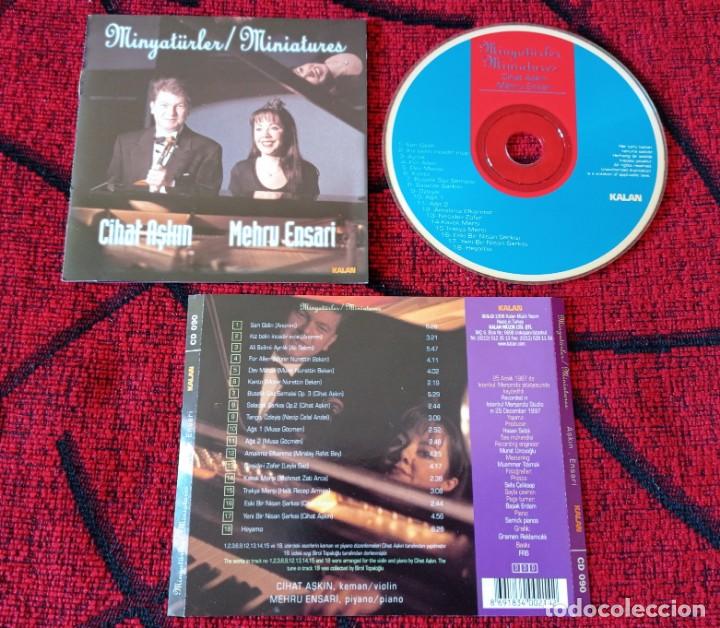 CDs de m&uacute;sica: CIHAT ASKIN MEHRU ENSARI ** Minyat&uuml;rler Miniatures ** CD ORIGINAL TURKIA