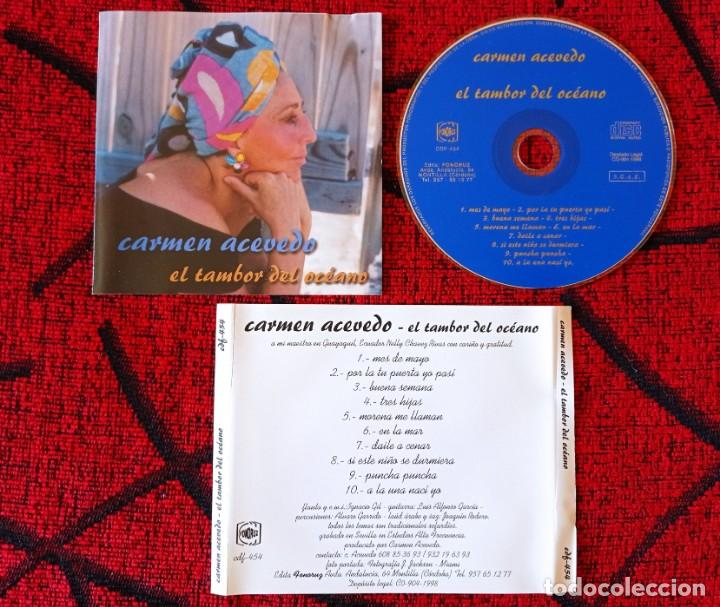 CDs de m&uacute;sica: CARMEN ACEVEDO ** El Tambor del Oceano ** CD ORIGINAL 1998