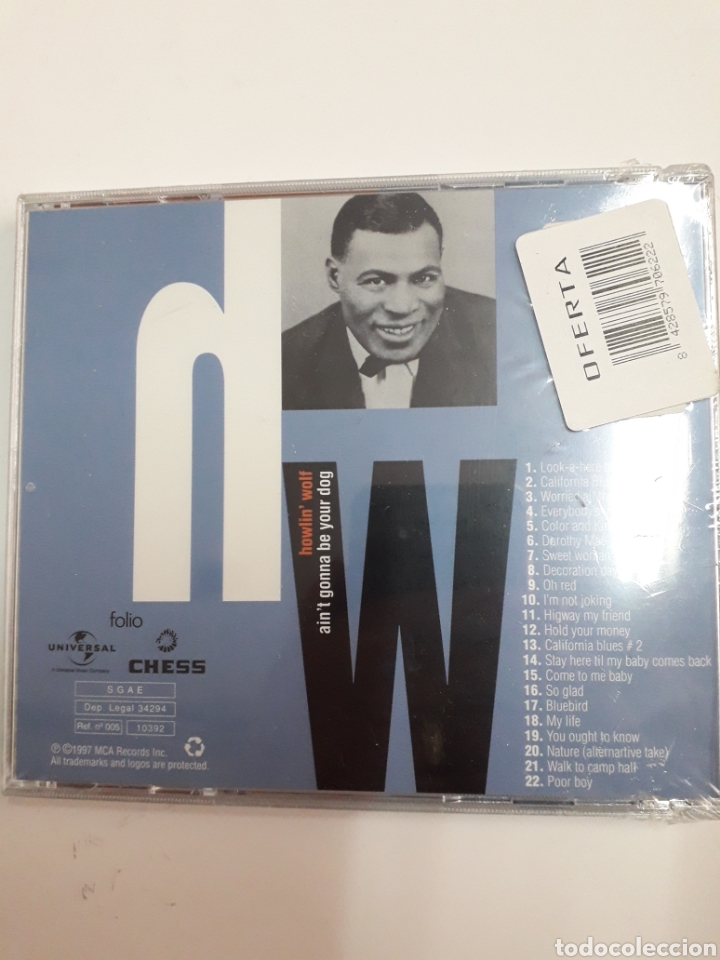 CDs de m&uacute;sica: Howlin Wolf. Aint gonna be. - Foto 2
