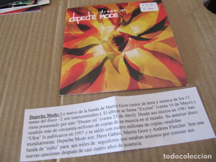 CDs de m&uacute;sica: DEPECHE MODE - DREAM ON - CD SINGLE CADENA 100 - Foto 1