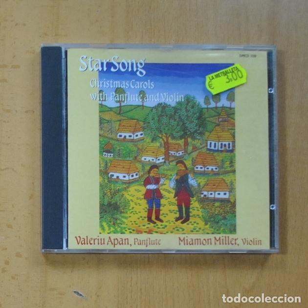 CDs de M&uacute;sica: VALERIU APAN / MIAMON MILLER - STAR SONG CHRISTMAS CAROLS WITH PANFLUTE AND VIOLIN - CD