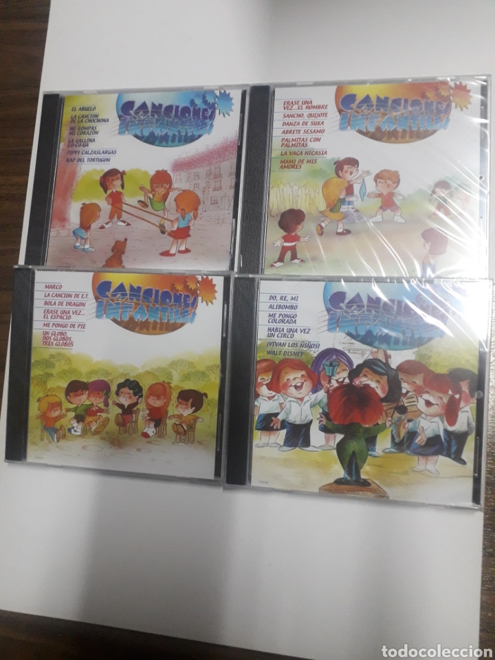 CD di Musica: Canciones Infantiles, Pack de 4 Cds.