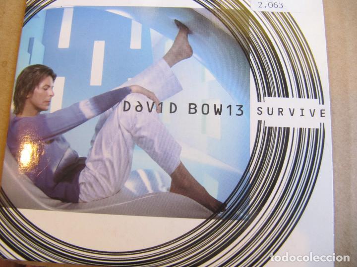 CDs de m&uacute;sica: David Bowie cd single promocional survive - Foto 1