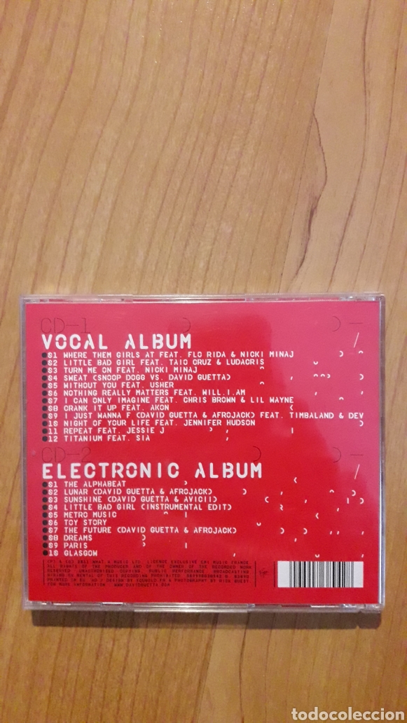 CDs de m&uacute;sica: DOBLEBCD DAVID GUETTA. NOTHING BUT THE BEAT - Foto 2