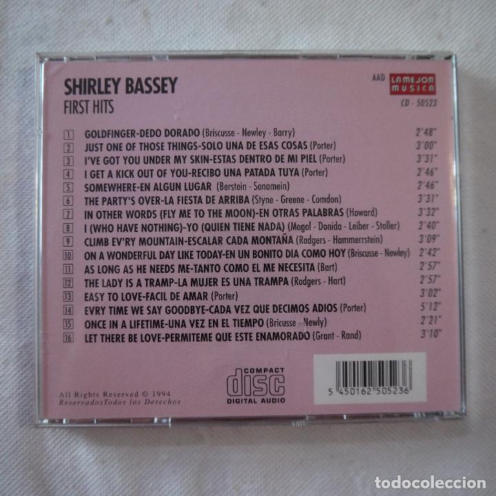 CDs de m&uacute;sica: SHIRLEY BASSEY - SUS MEJORES &Eacute;XITOS - CD 1994 - Foto 3