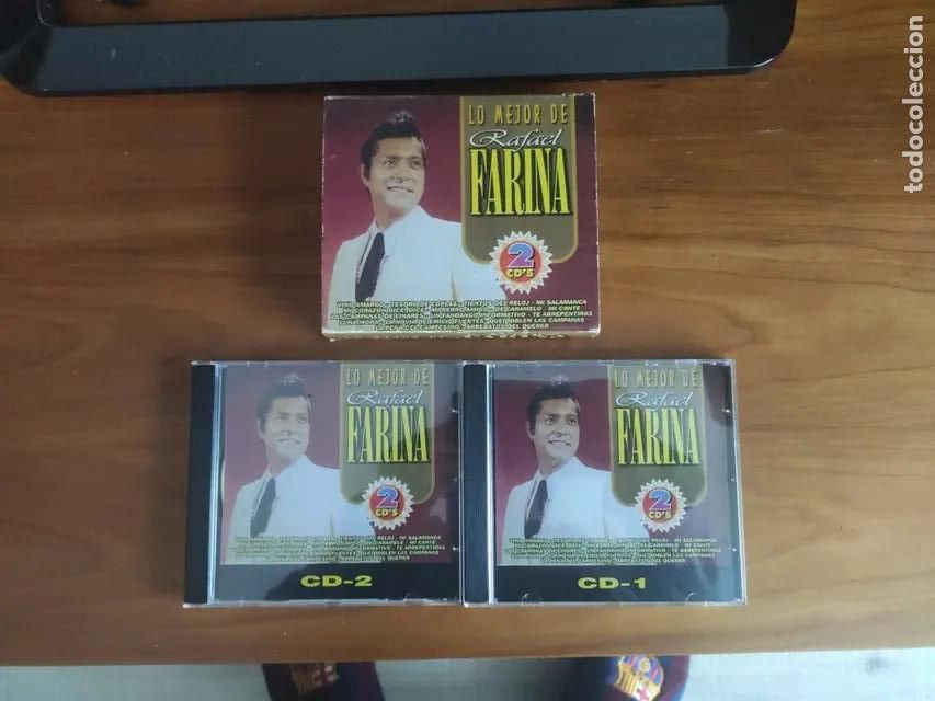 CDs de m&uacute;sica: Rafael farina lo mejor 2 CDs - Foto 2