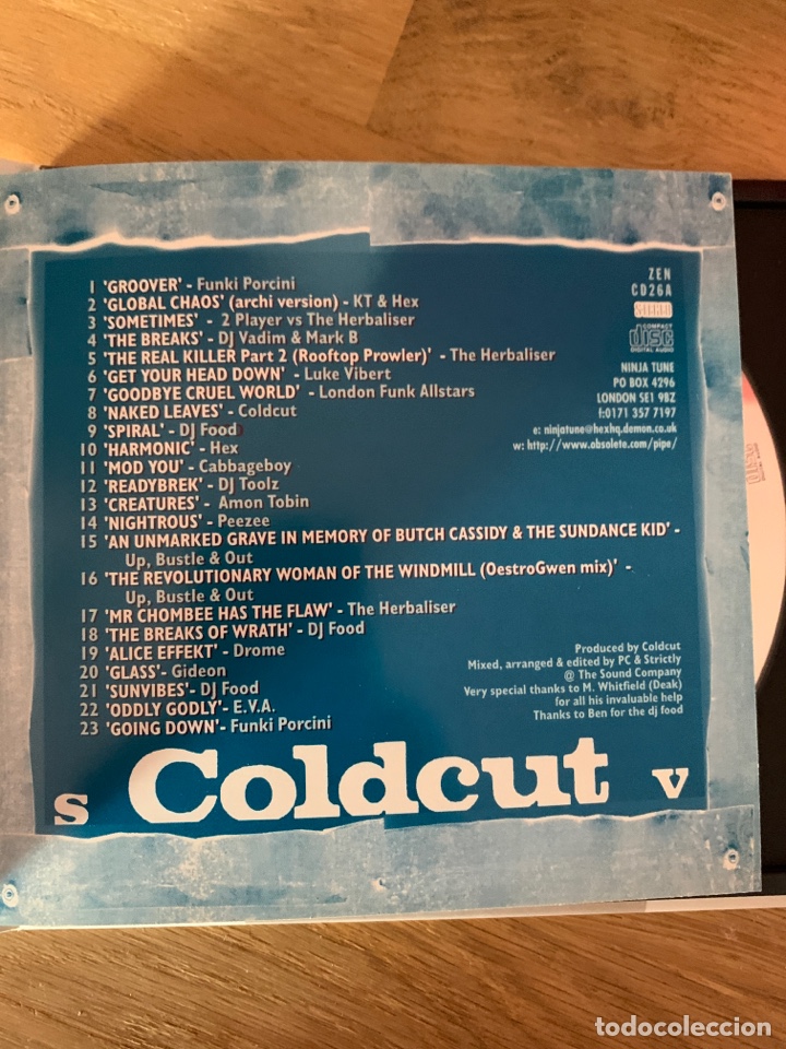 CDs de m&uacute;sica: Coldcut & DJ Food vs DJKrush 2 CD - Foto 4