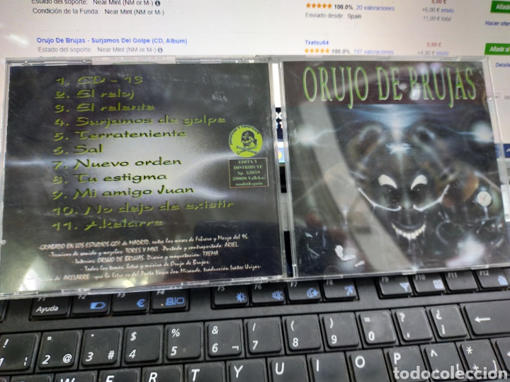 CDs de m&uacute;sica: Orujo de Brujas cd surjamos de golpe 1996 - Foto 1