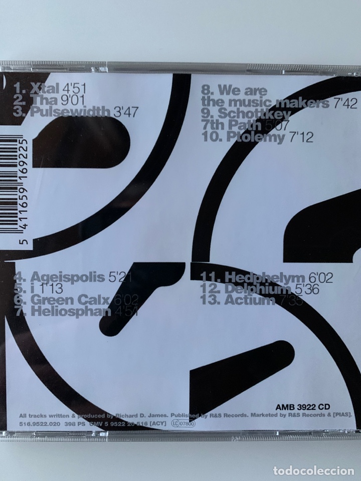 CDs de m&uacute;sica: Aphex Twin &rdquo;Selected Ambient Works 85-92&rdquo; CD - Foto 3