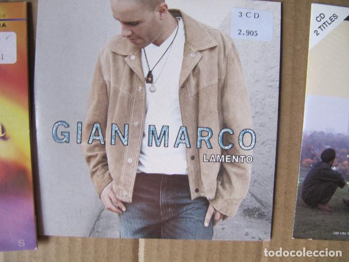 CDs de m&uacute;sica: GIAN MARCO / LAMENTO (CD SINGLE CARTON 2003) - Foto 1