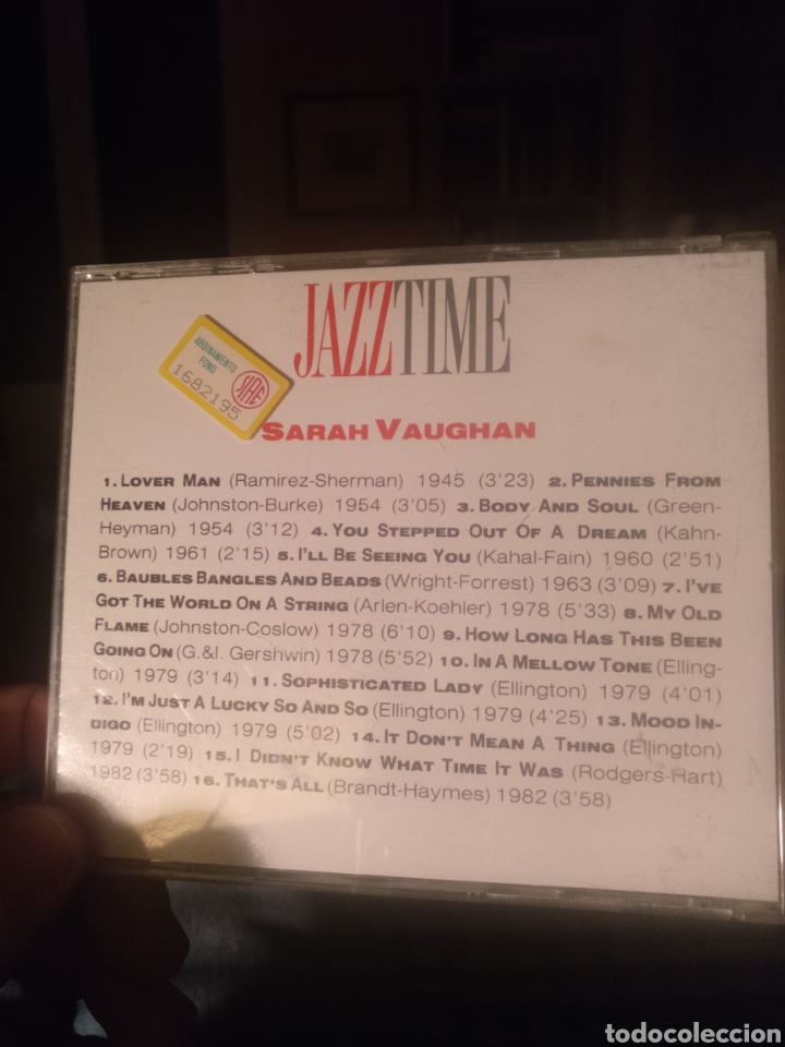 CDs de m&uacute;sica: Sarah Vaughan - Foto 2