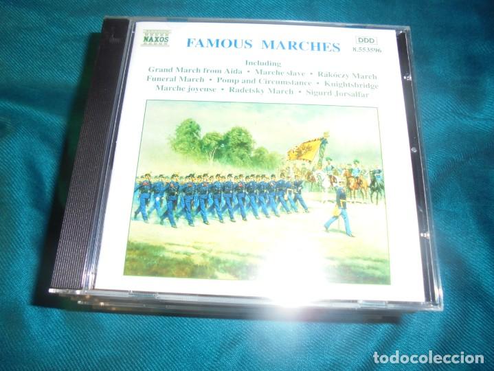 CDs de m&uacute;sica: FAMOUS MARCHES. NAXOS, 1997. CD. IMPECABLE (#) - Foto 1
