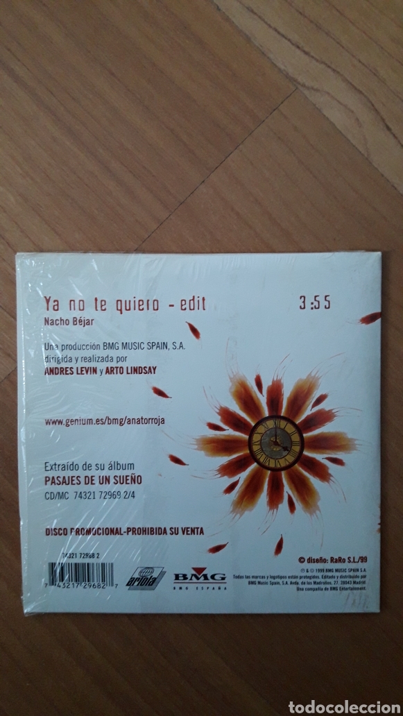 CDs de m&uacute;sica: ANA TORROJA. YA NO TE QUIERO - Foto 2