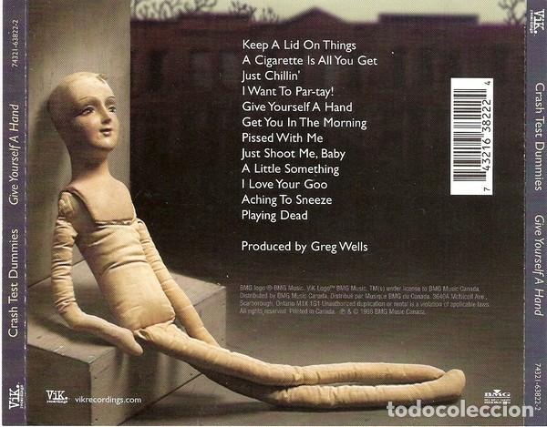 CDs de m&uacute;sica: Crash Test Dummies - Give Yourself a Hand - Foto 2