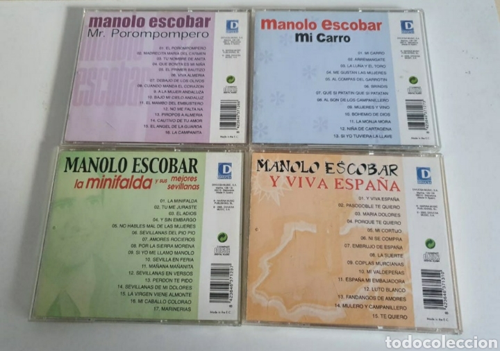 CDs de m&uacute;sica: Manolo Escobar coleccion - Foto 2