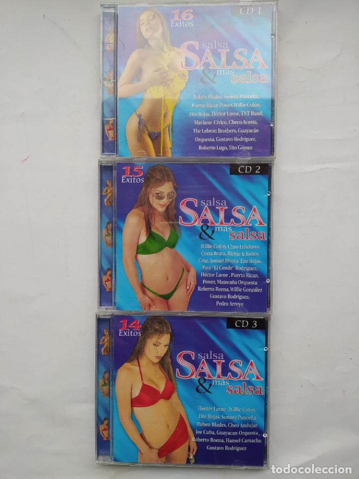 CDs de m&uacute;sica: SALSA Y MAS SALSA. TRIPLE CD SET. EXITOS EN 3 CDS. TDKCD20 - Foto 4