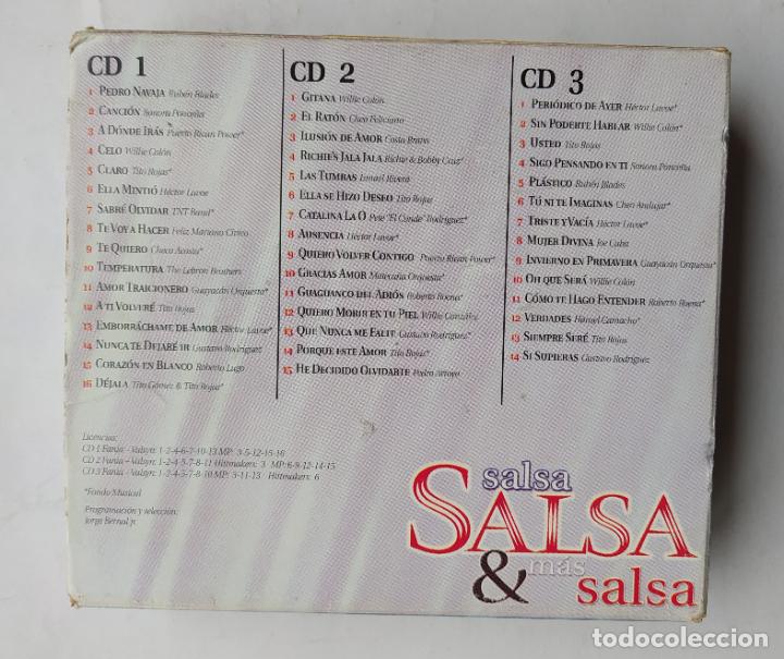 CDs de m&uacute;sica: SALSA Y MAS SALSA. TRIPLE CD SET. EXITOS EN 3 CDS. TDKCD20 - Foto 5