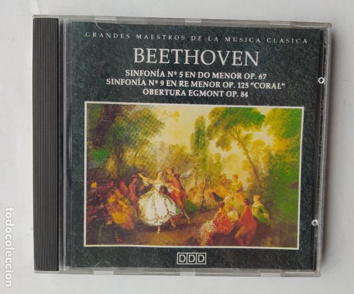 CDs de M&uacute;sica: Grandes maestros de la m&uacute;sica cl&aacute;sica. Beethoven. SINFON&Iacute;A N&ordm; 5 EN DO MENOR OP. 67 CD. TDKCD20