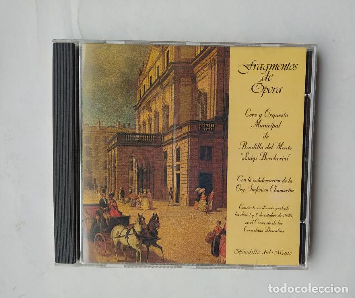 CDs de M&uacute;sica: FRAGMENTOS DE OPERA. CORO Y ORQUESTA MUNICIPAL DE BOBADILLA DEL MONTE. CD. TDKCD20