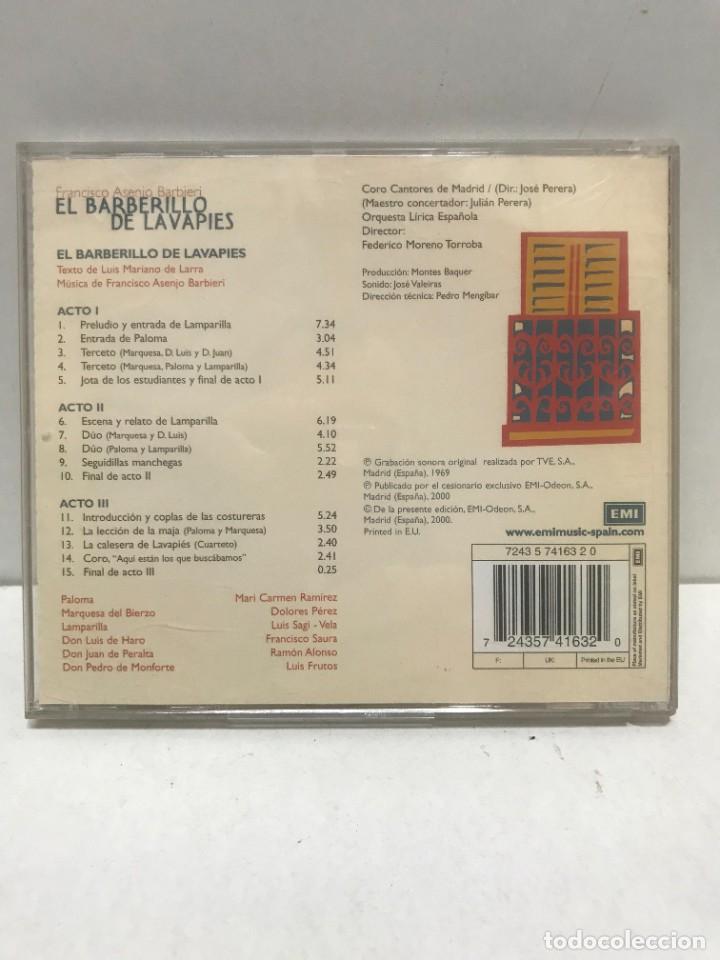 CDs de m&uacute;sica: EL BARBERILLO DE LAVAPIES A&Ntilde;O 2000 - Foto 4