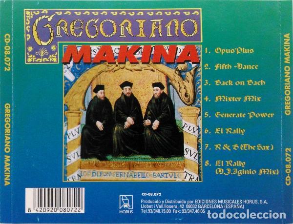 CDs de m&uacute;sica: Gregoriano Makina - CD - Foto 2