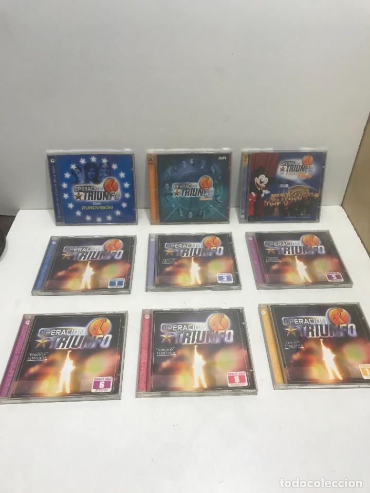 CDs de m&uacute;sica: LOTE 9 CD OPERACI&Oacute;N TRIUNFO 1&ordf; EDICI&Oacute;N - Foto 1